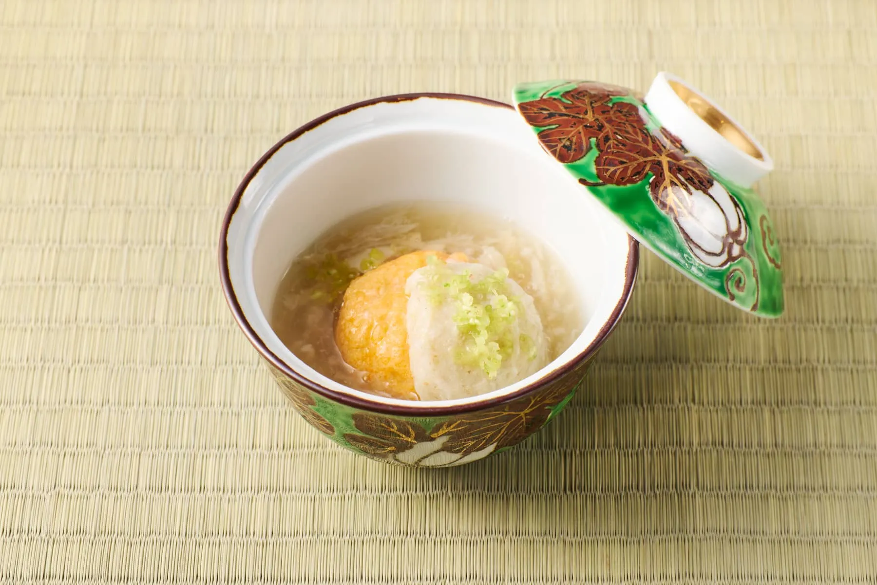 毛ガニ黄味揚げフカヒレ餡掛け