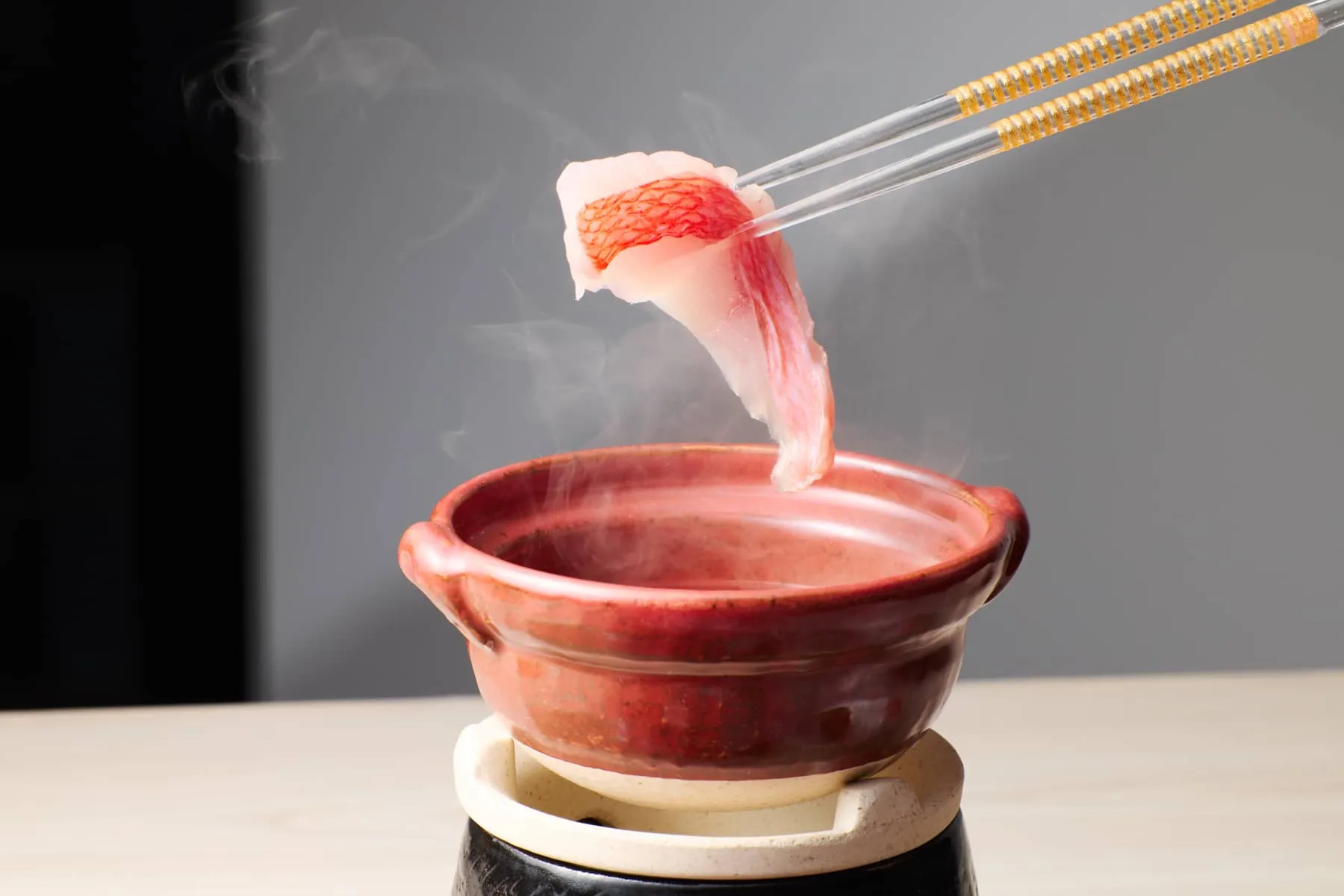 金目鯛のしゃぶしゃぶ